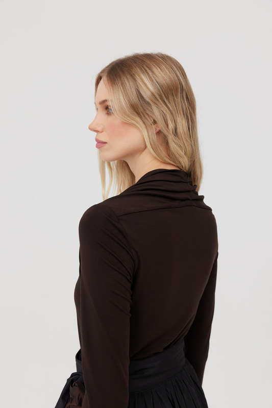 Brown Delice blouse