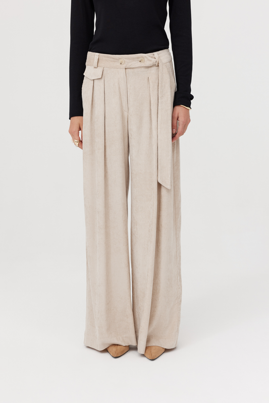 Hopkins beige corduroy trousers