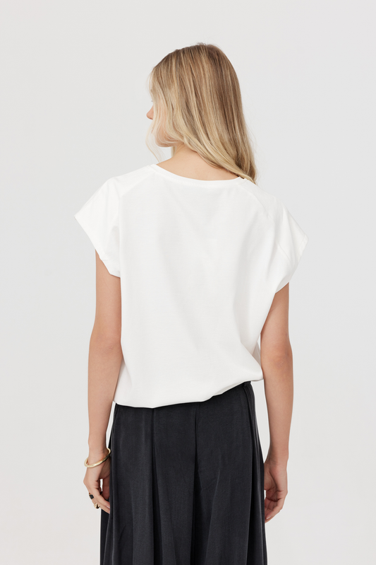 Ryan organic cotton t-shirt ecru