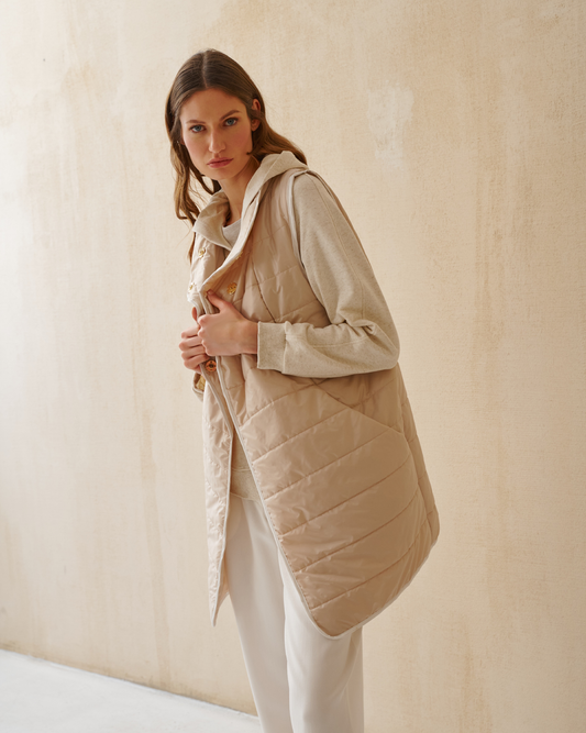 Gilet Vida Beige