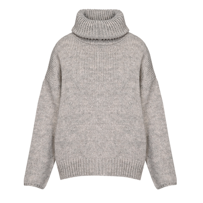 Sweter z moherem Oven Beż