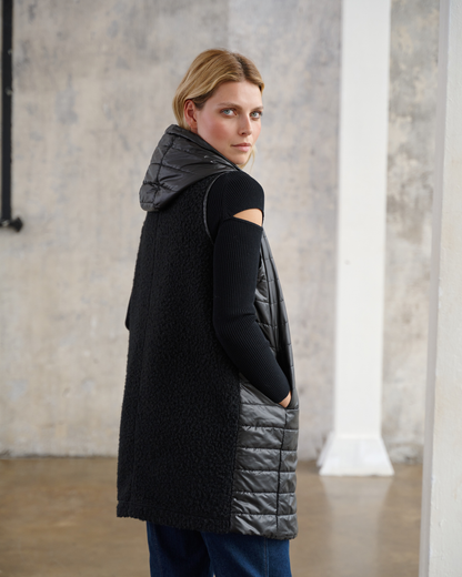 Gilet Teddy Noir