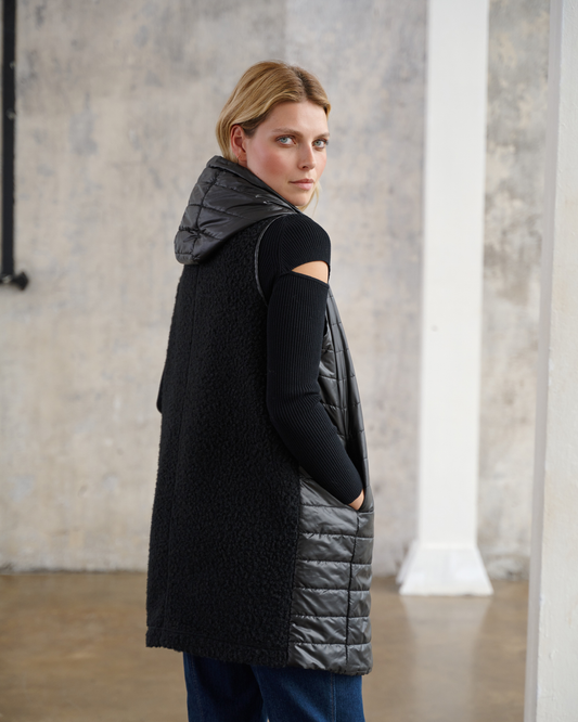Gilet Teddy Noir