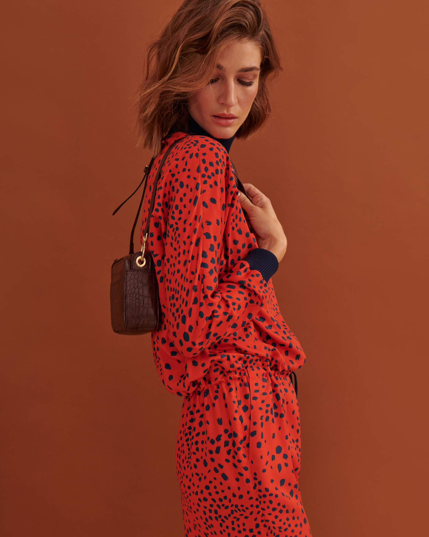 Joyce Orange Dress