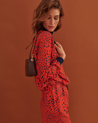 Joyce Orange Dress