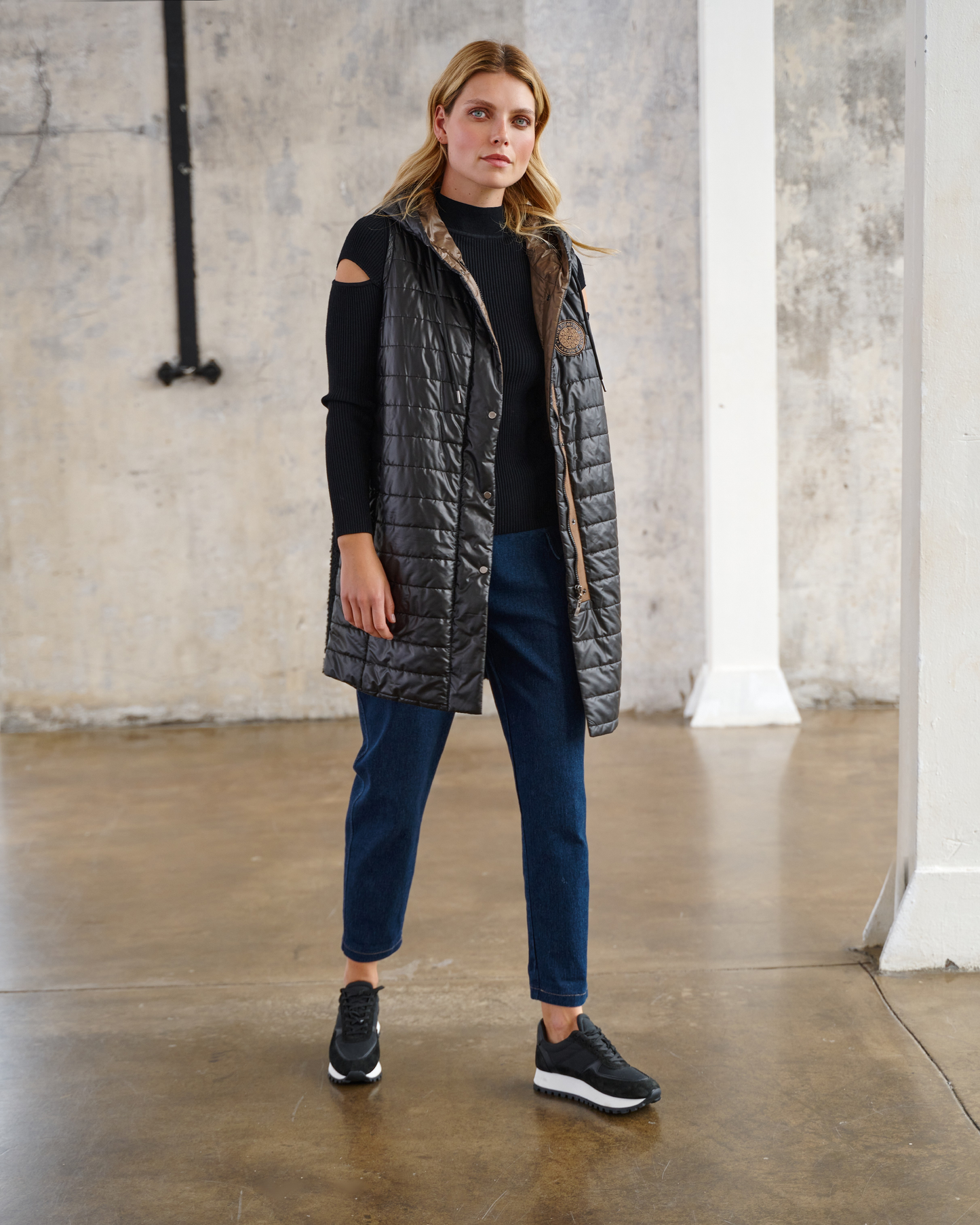 Gilet Teddy Noir