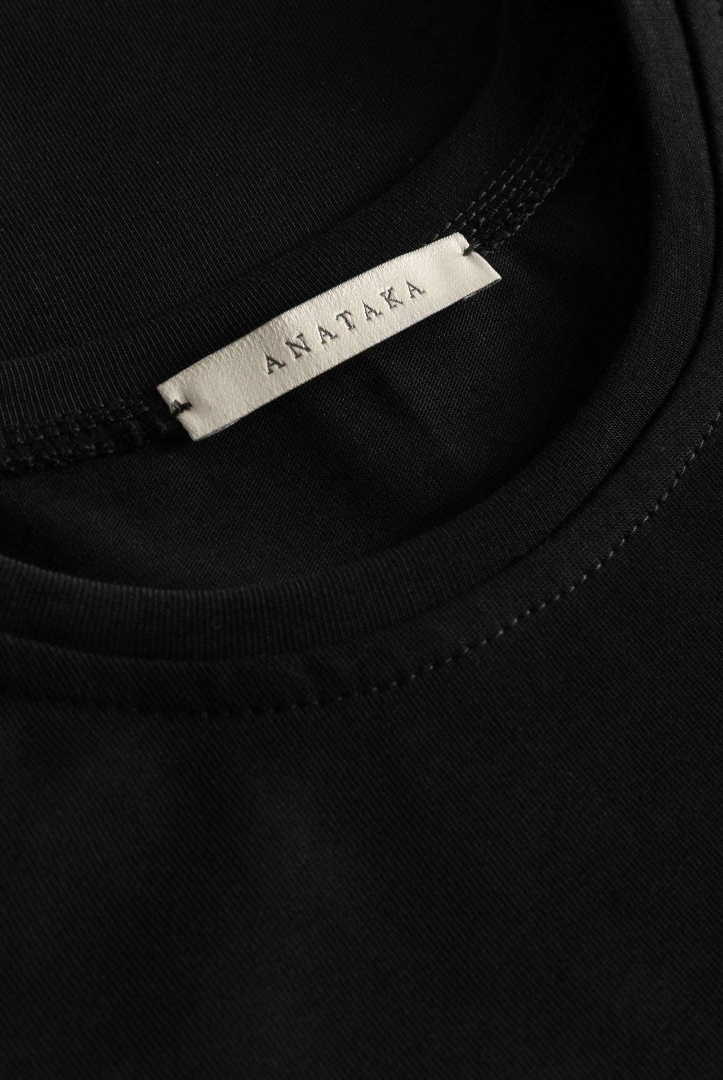 T-shirt Hamar en coton noir