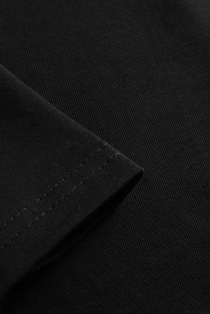 T-shirt Hamar en coton noir