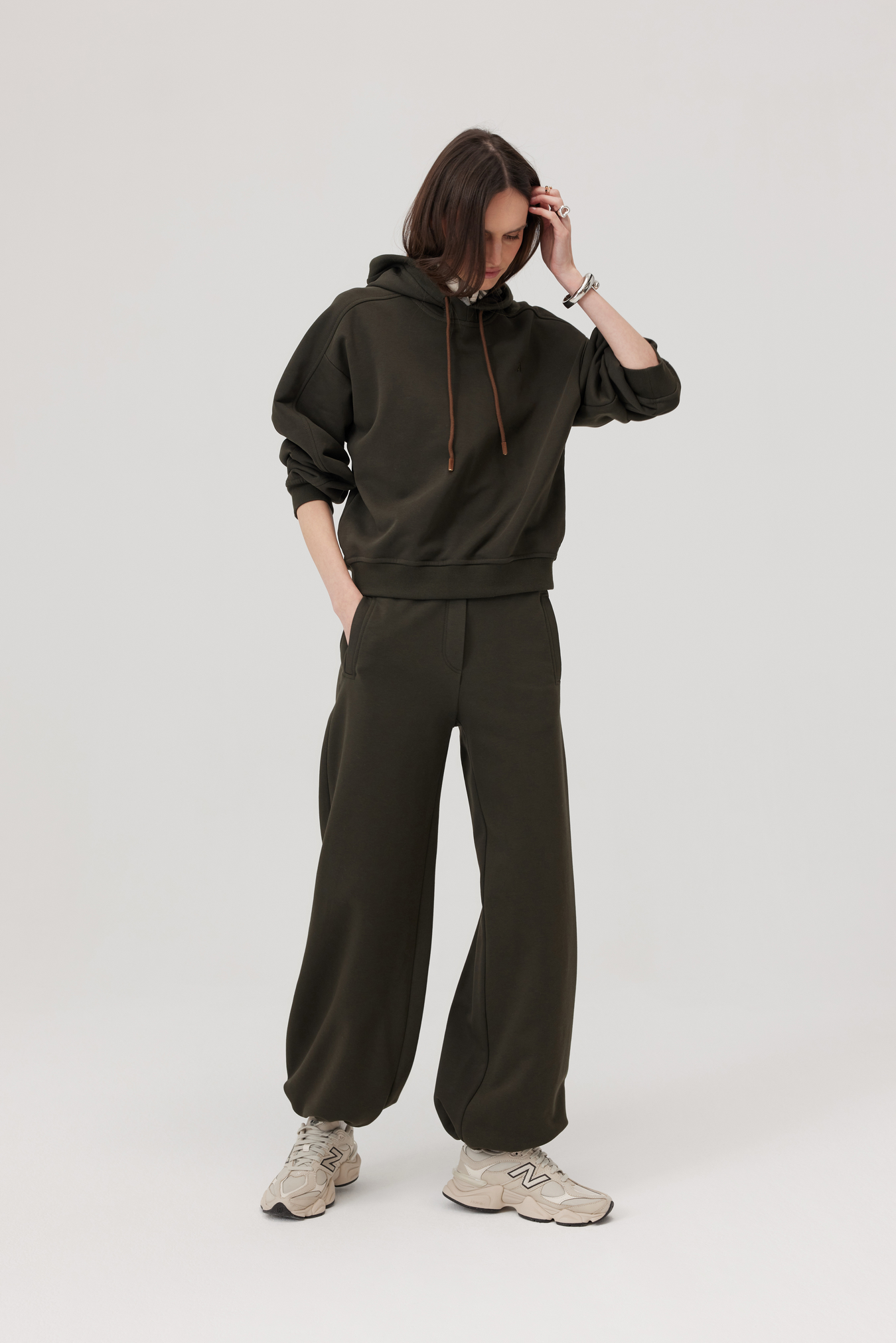 Bluza dresowa Finn khaki