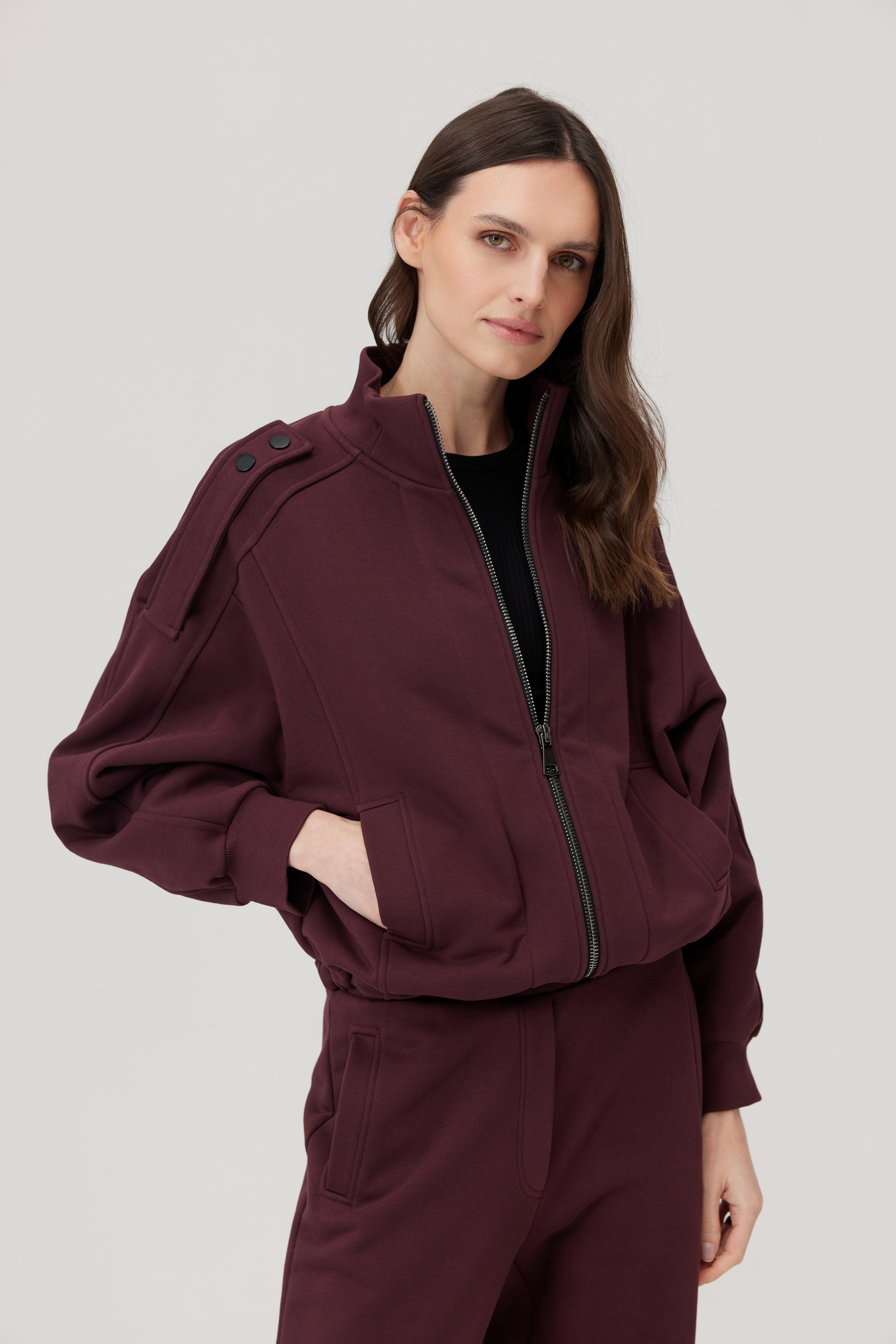 Sweat-shirt Norden cerise