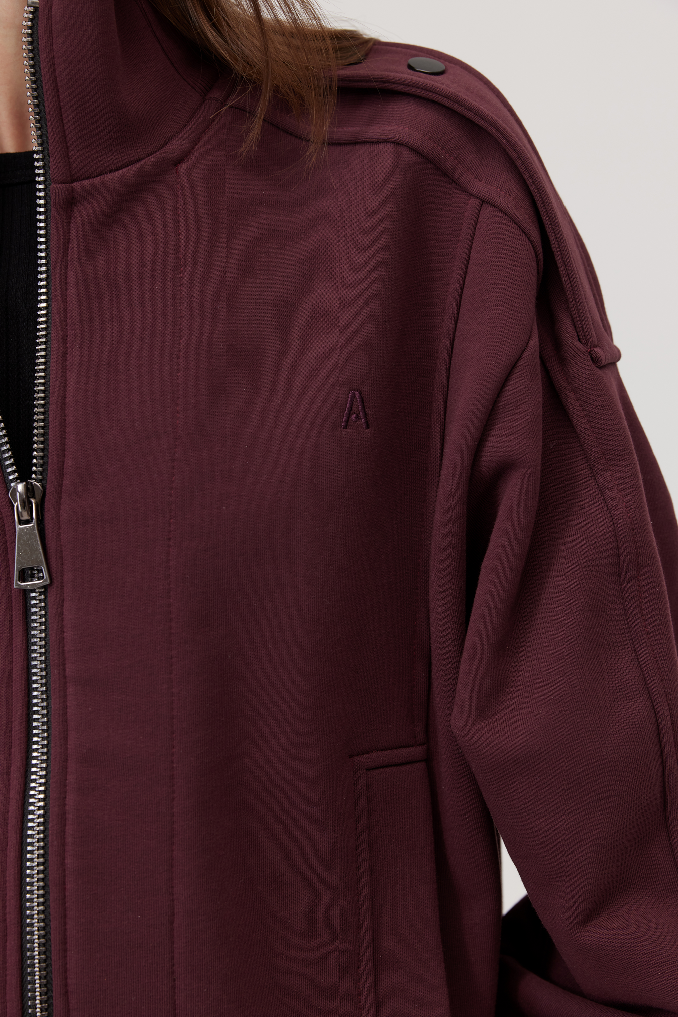 Sweat-shirt Norden cerise