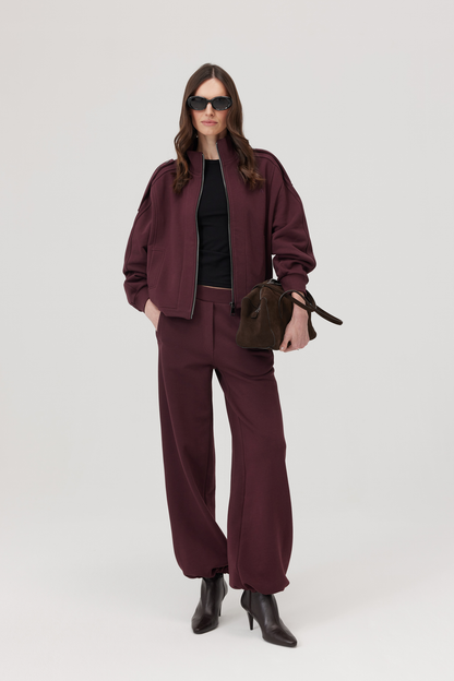 Sweat-shirt Norden cerise