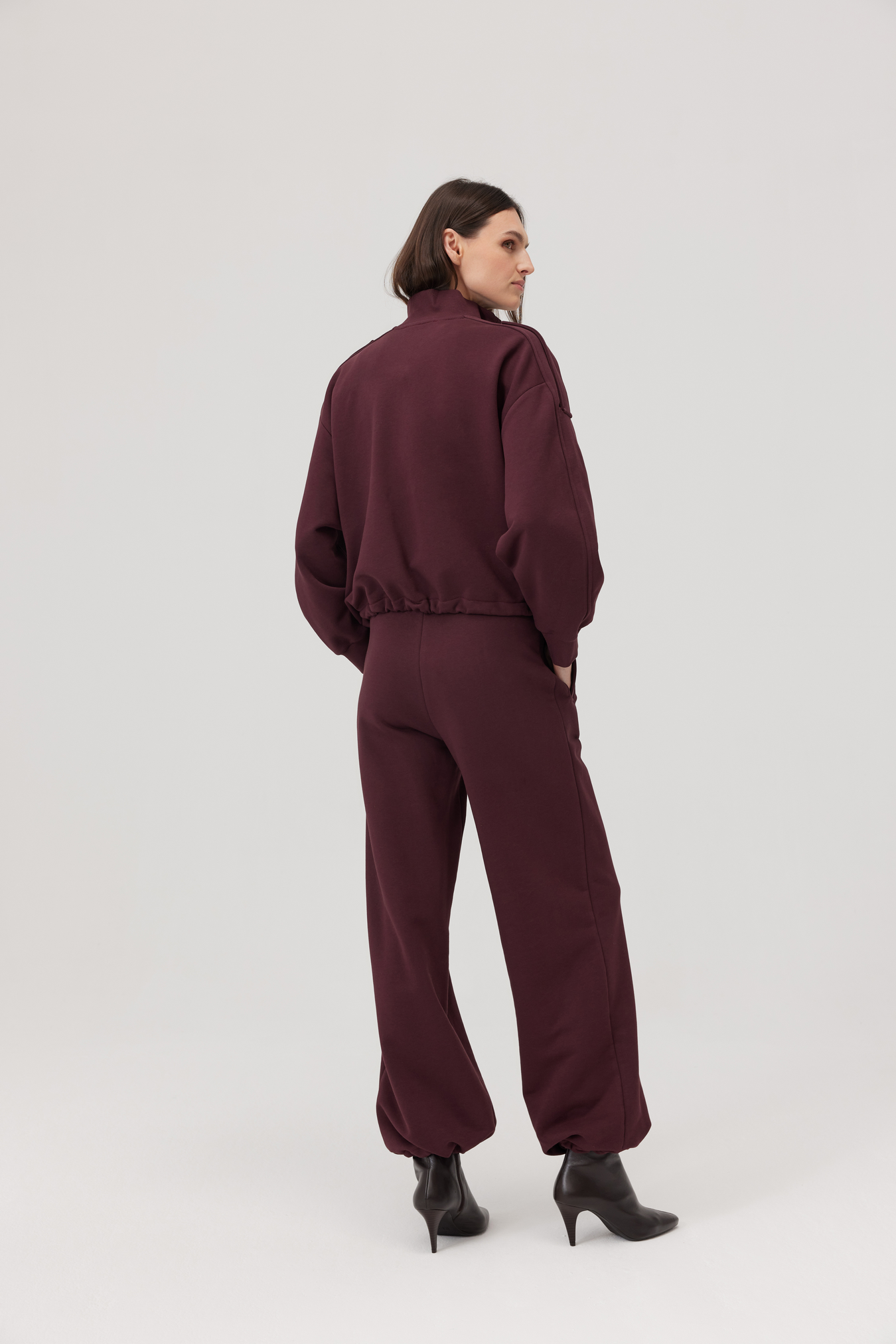 Sweat-shirt Norden cerise