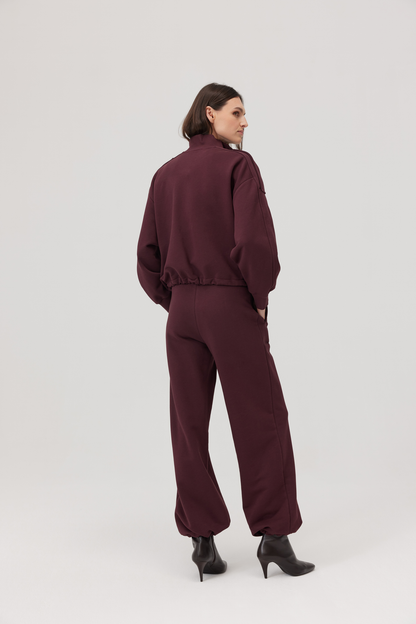 Sweat-shirt Norden cerise