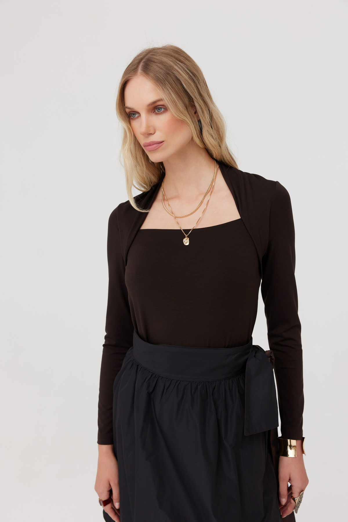 Brown Delice blouse
