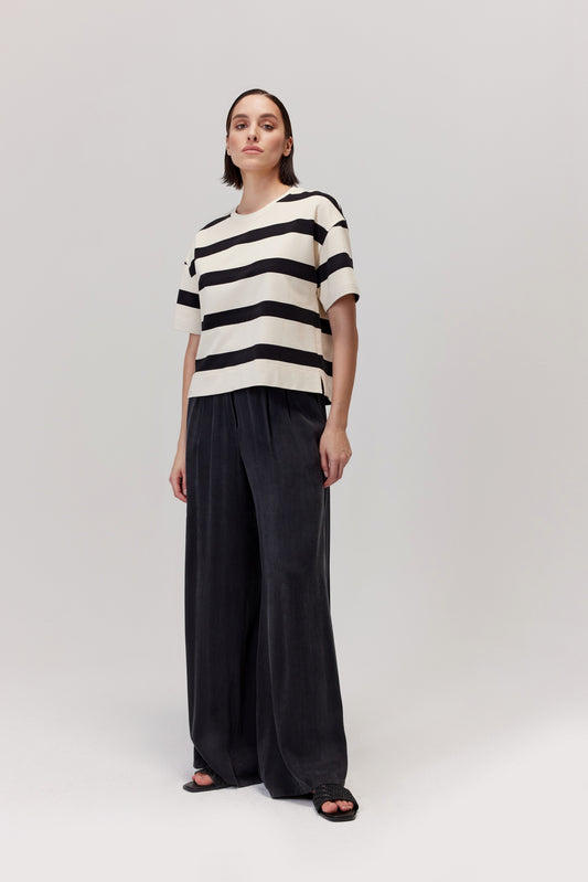 Loft Striped Cotton Blouse