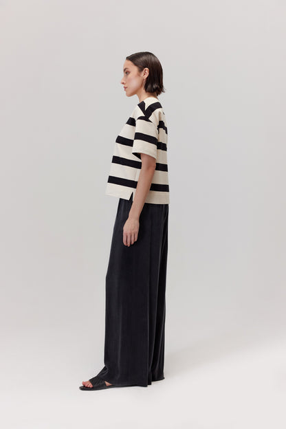 Blouse en coton rayé Loft