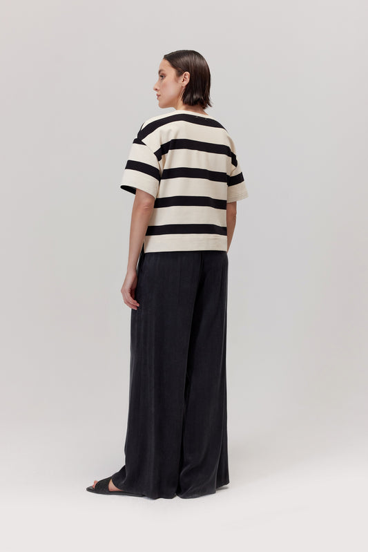 Loft Striped Cotton Blouse