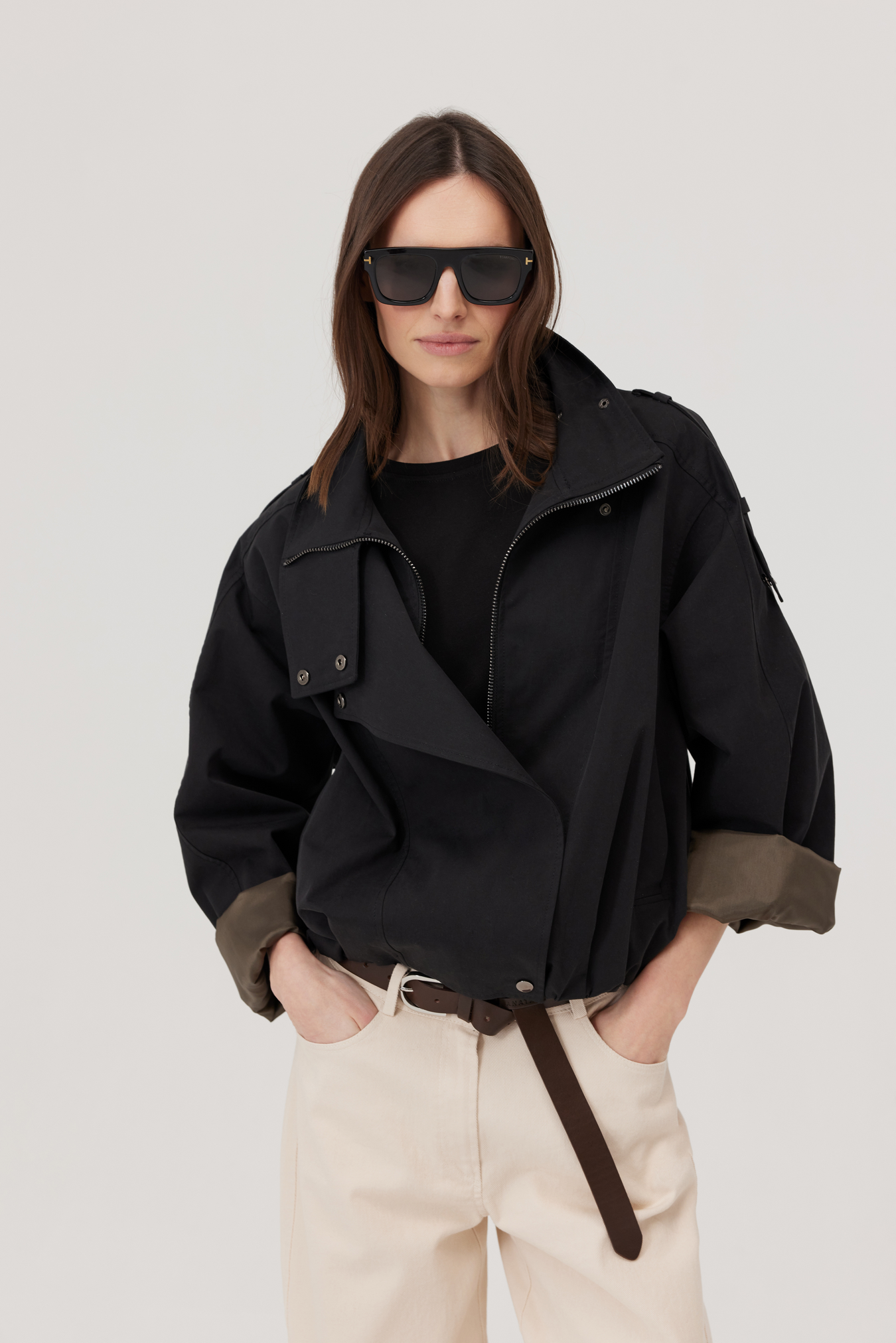 Kurtka oversize Arni czarna