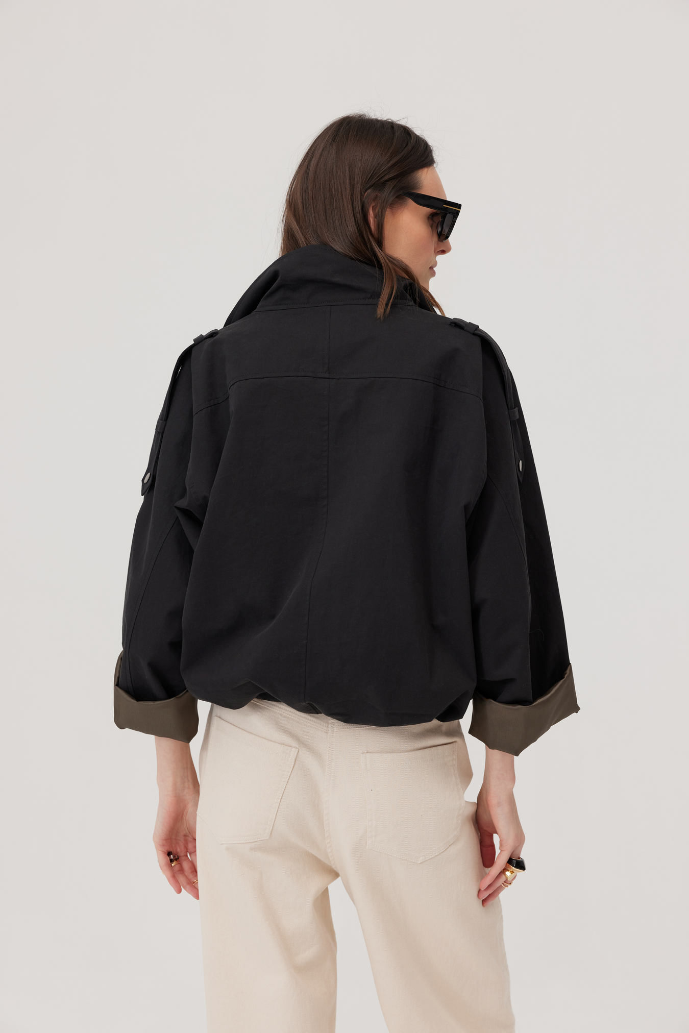 Kurtka oversize Arni czarna