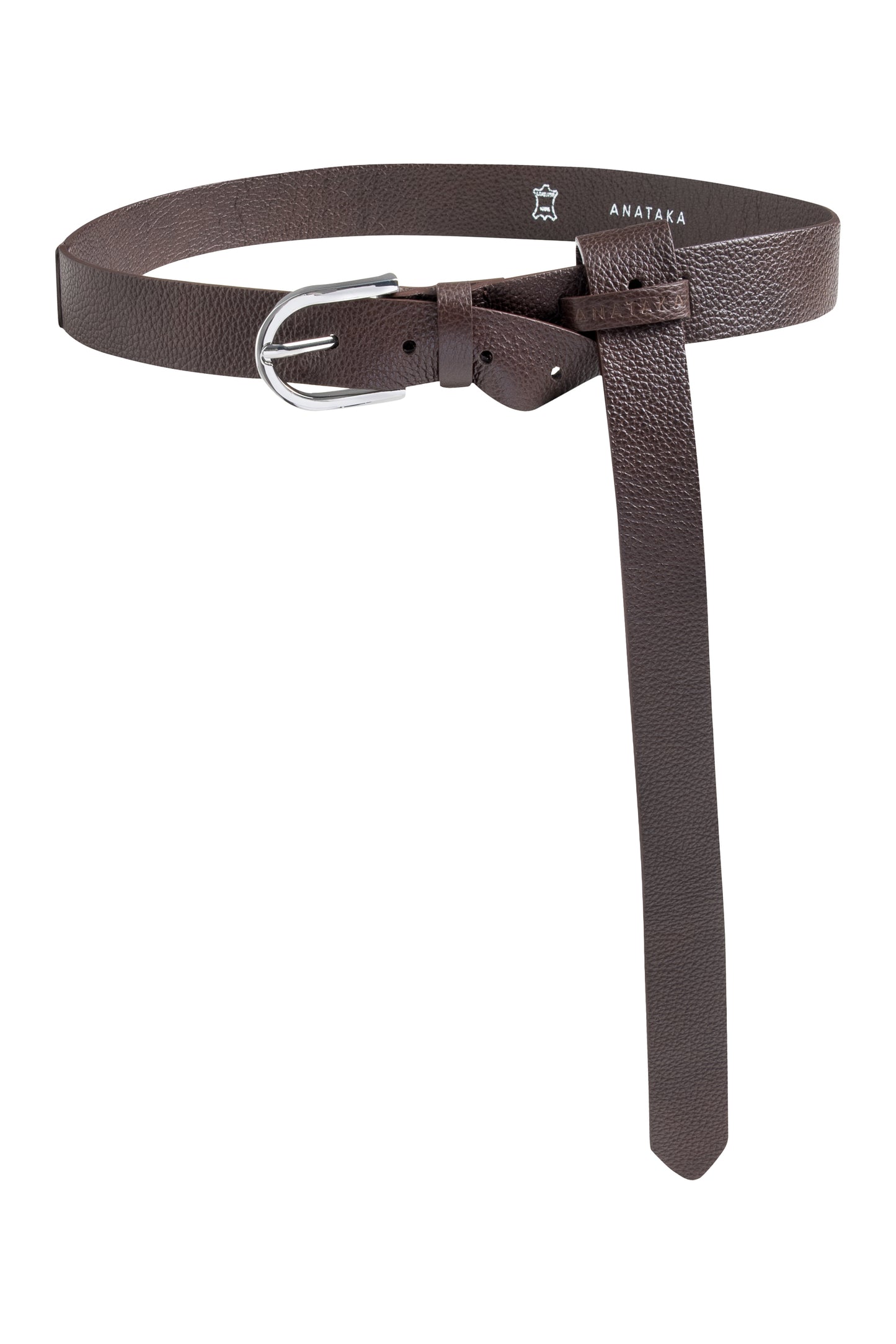 Calvo leather belt brown
