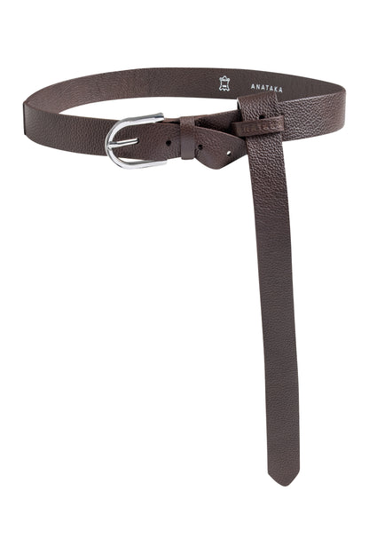 Calvo leather belt brown