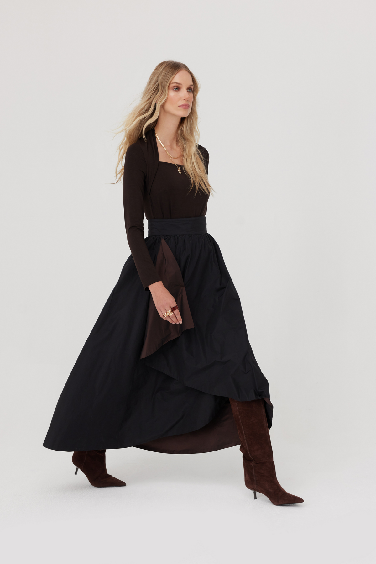 Brown Delice blouse