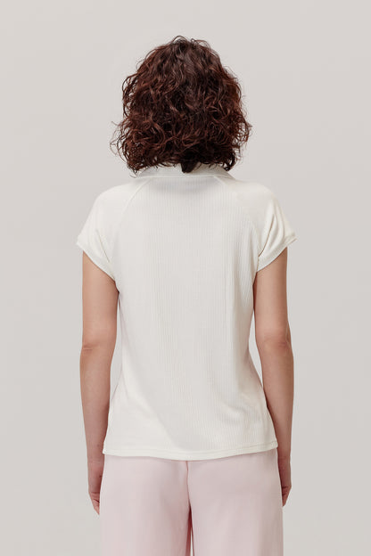 Mart ecru polo shirt