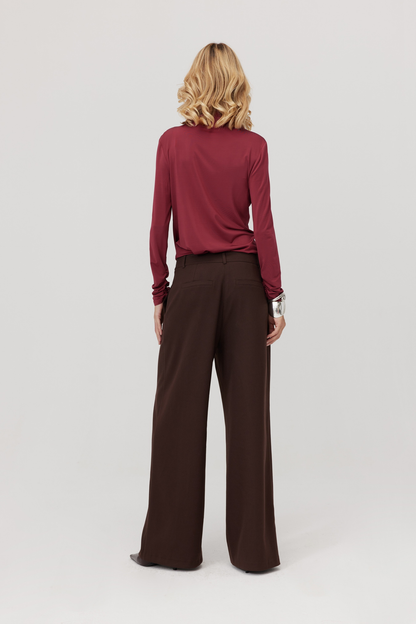 Evans brown suit trousers