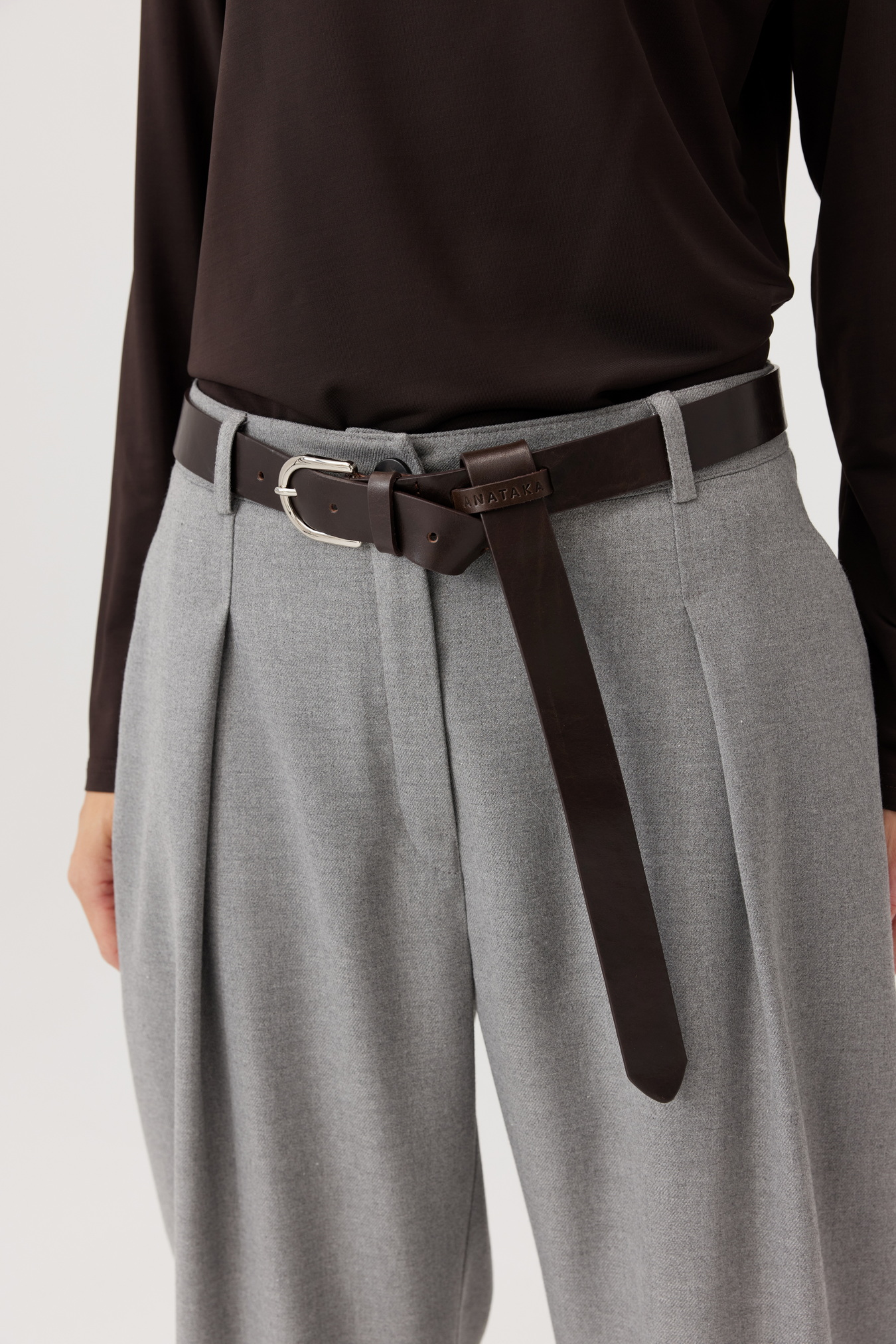 Ankle-length Flap Trousers