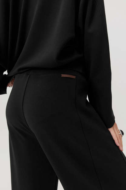 Flexy Black Tracksuit Bottoms