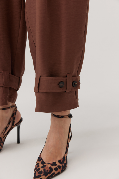 Pantalon ballon Friggo marron