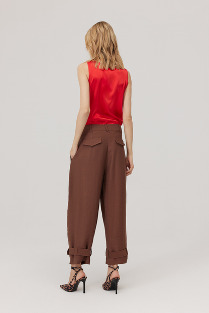 Pantalon ballon Friggo marron