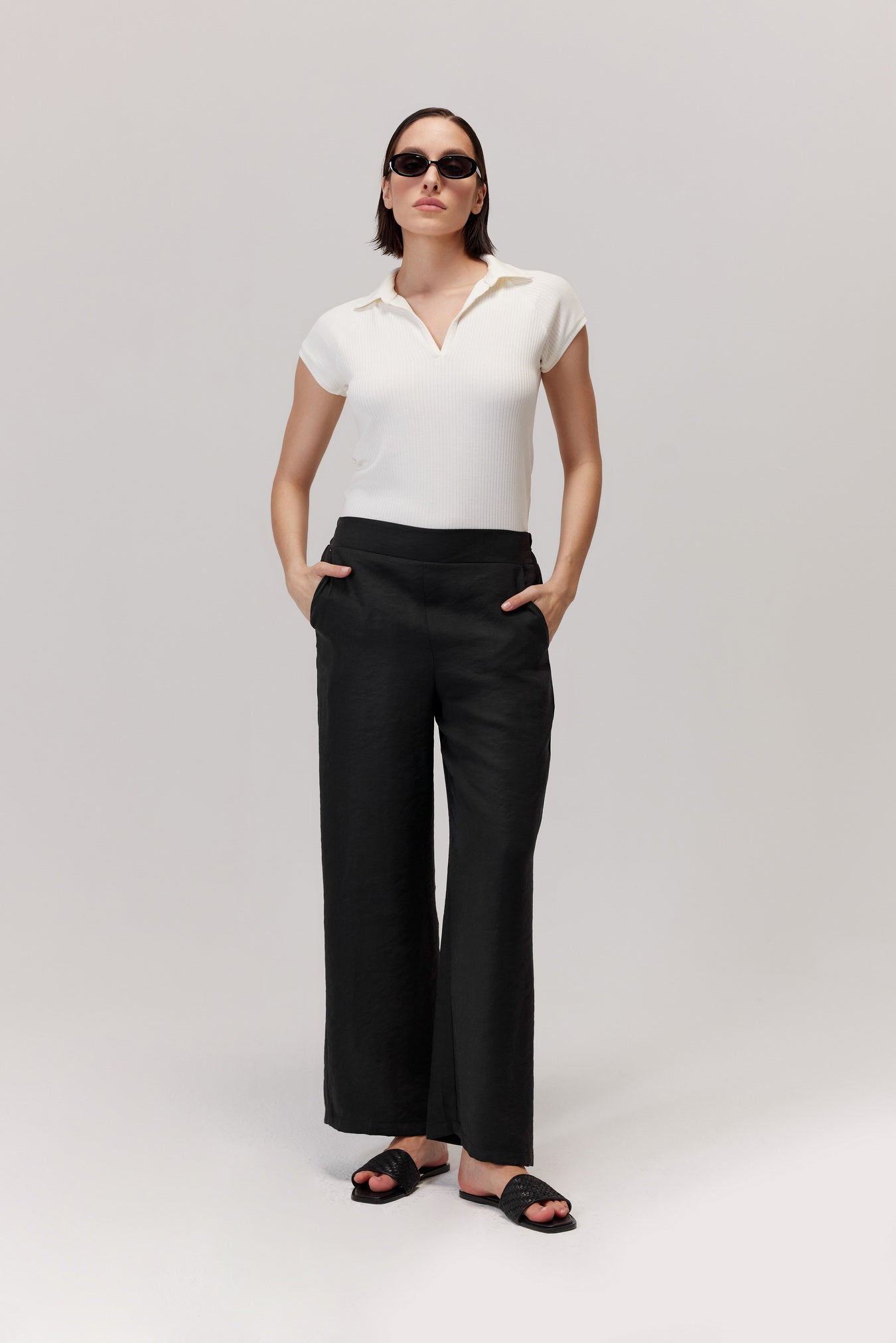Liro Modal Trousers Black