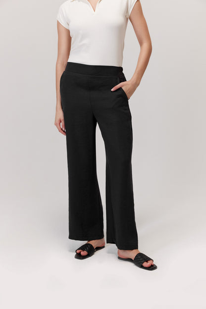 Liro Modal Trousers Black