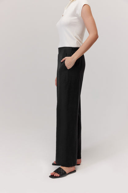Liro Modal Trousers Black