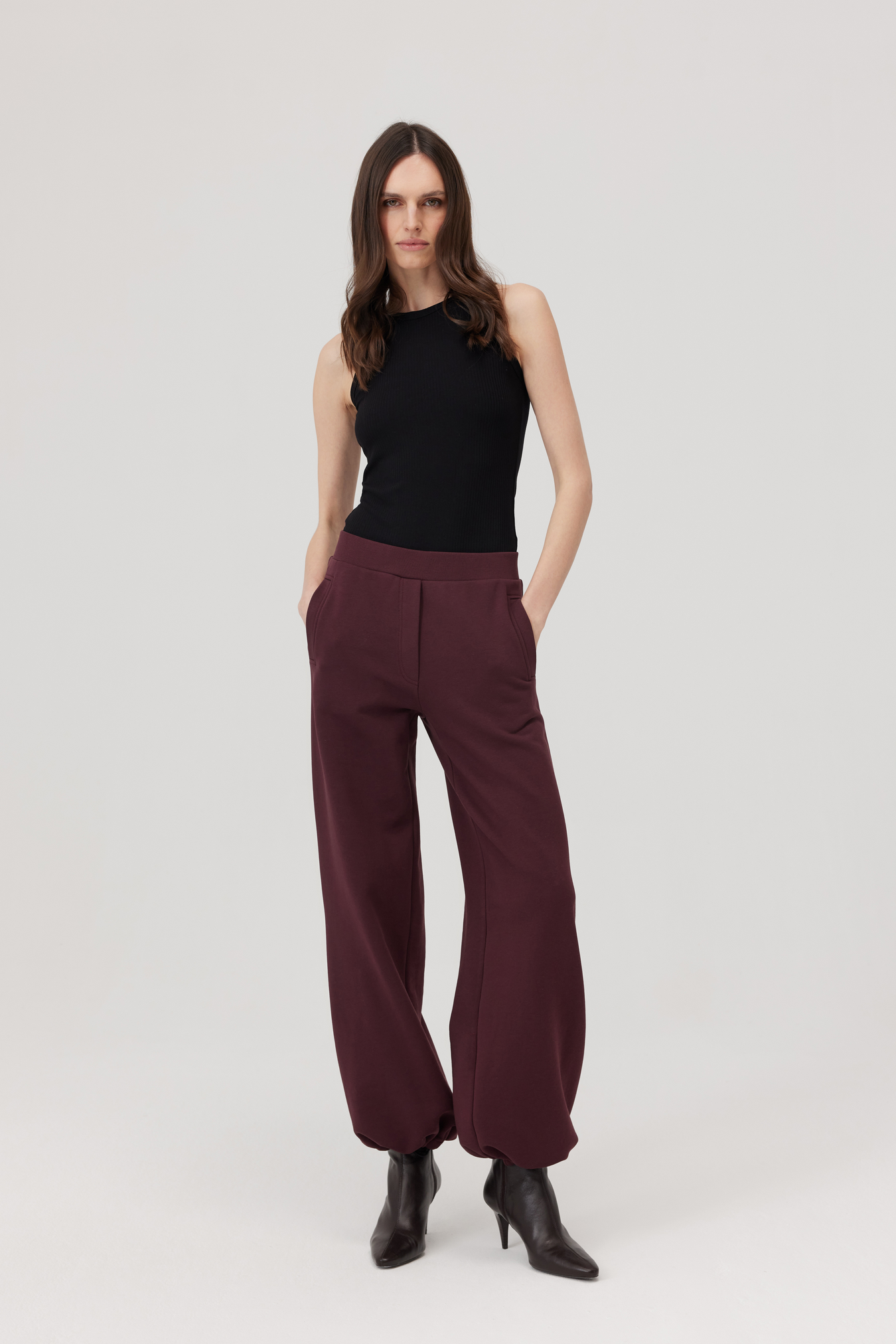 Top typu basic Boxer czarny