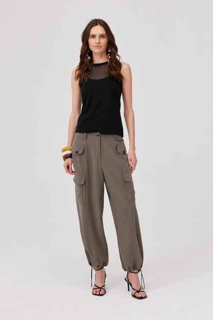 Spodnie cargo Rino khaki