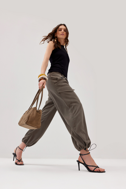 Spodnie cargo Rino khaki