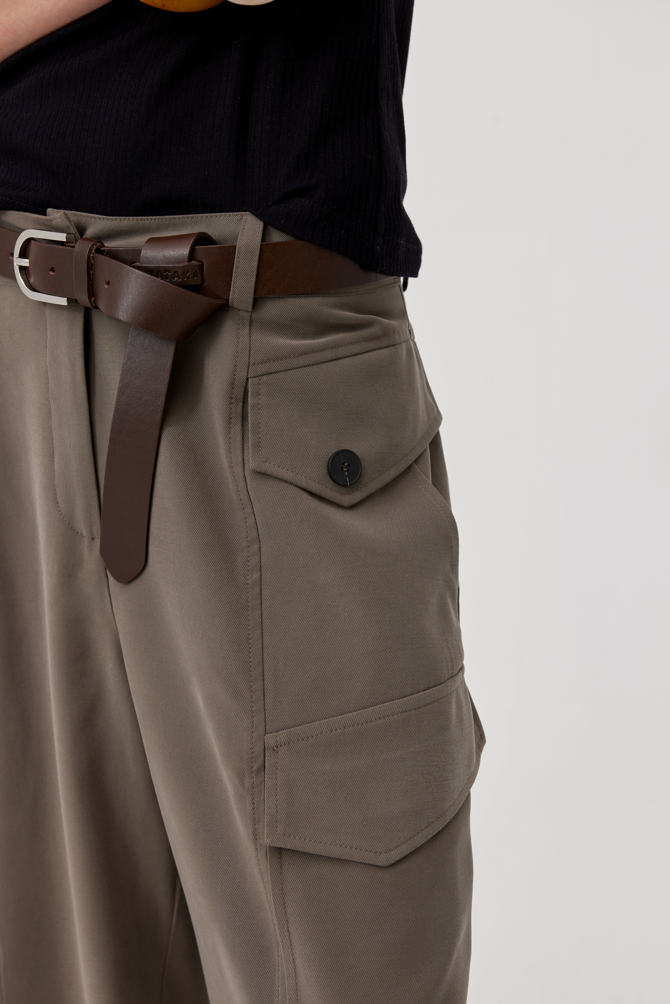 Spodnie cargo Rino khaki