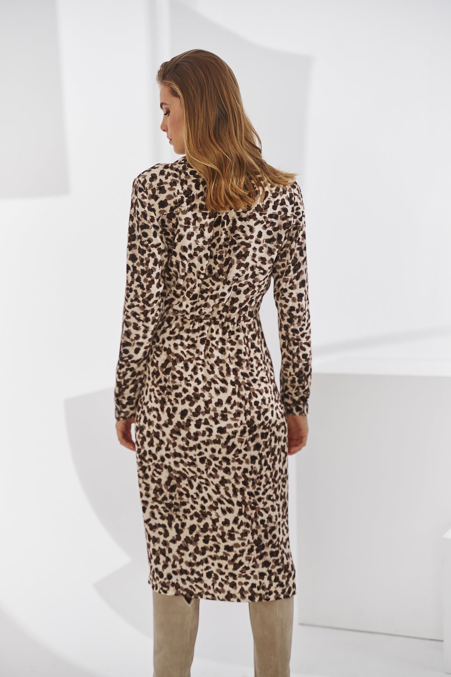 Robe Cono à imprimé animal