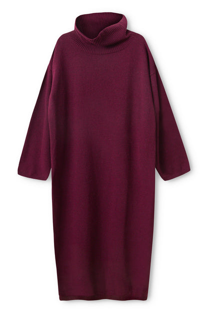 Denali Burgundy Cashmere Dress