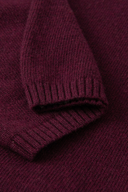 Denali Burgundy Cashmere Dress