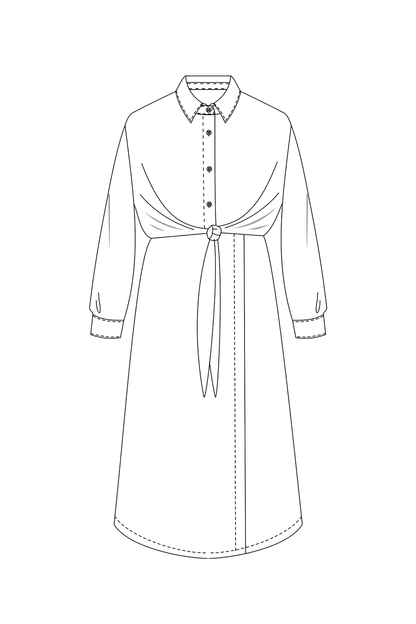 Robe-chemise léopard Emre