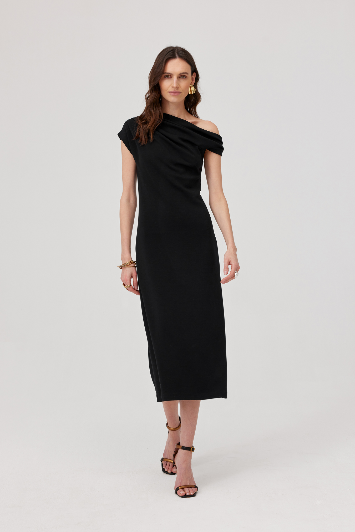 Robe midi Heartbreaker noire