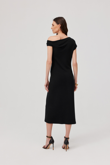 Robe midi Heartbreaker noire