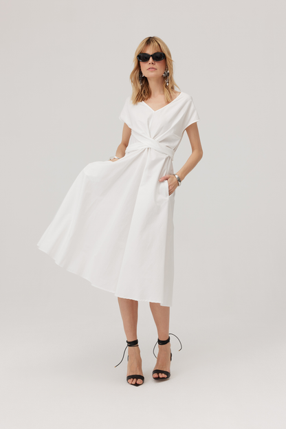 Ameli midi dress black