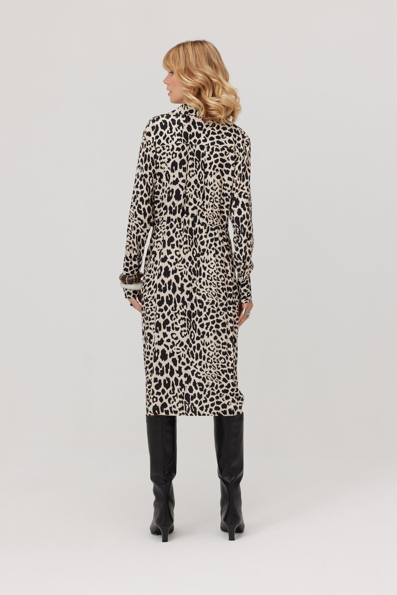 Robe-chemise léopard Emre