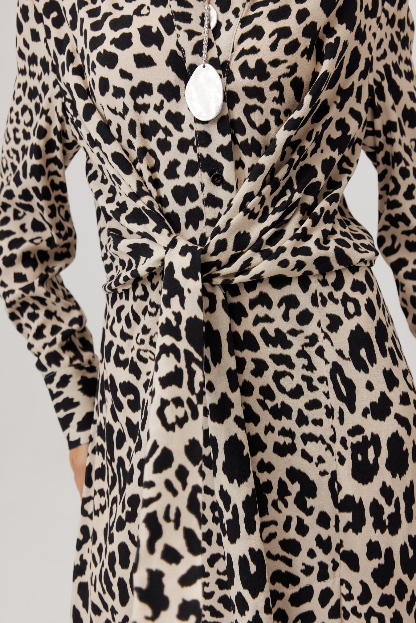 Robe-chemise léopard Emre