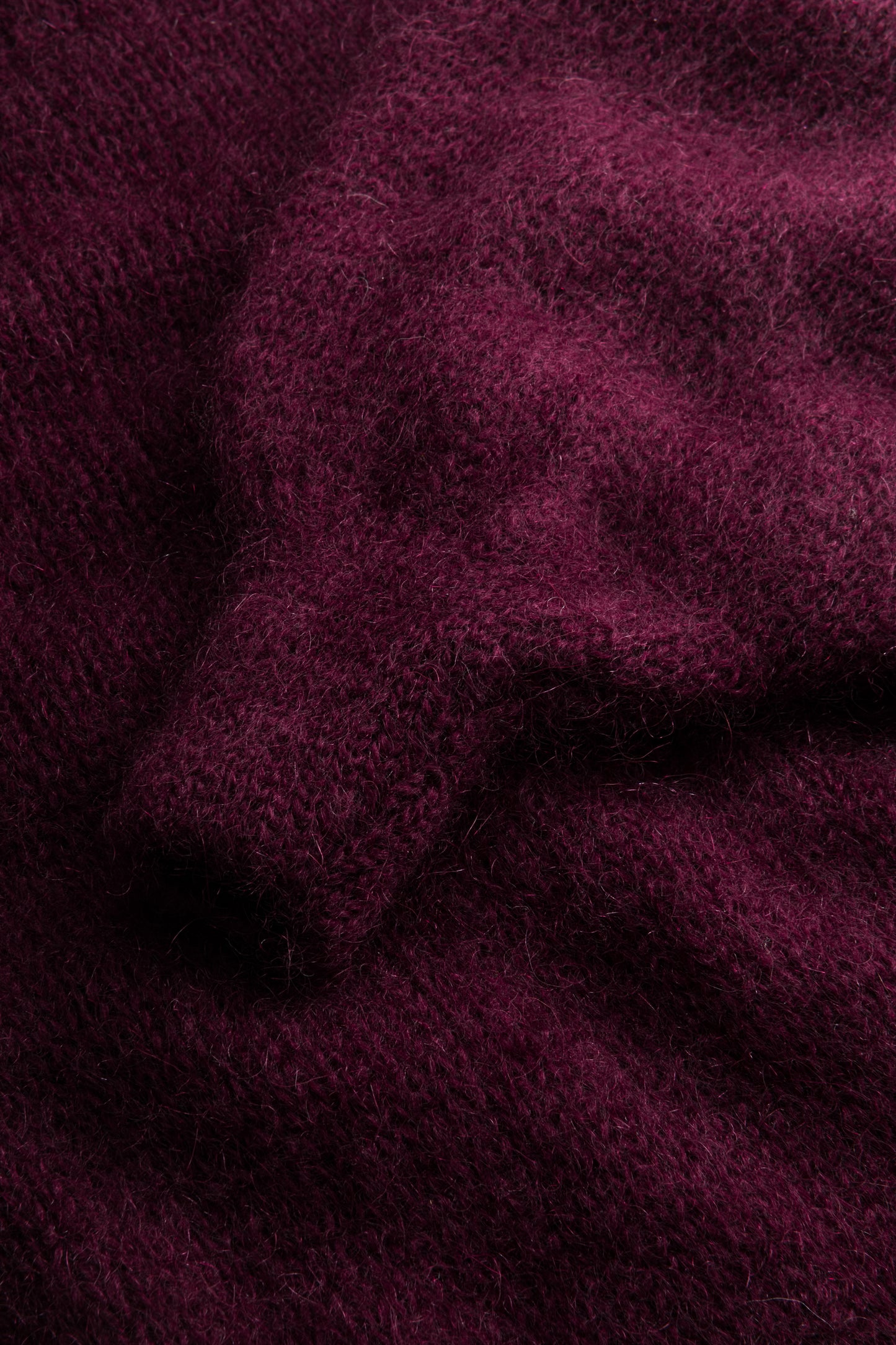 Ultra-soft baby mohair sweater Futuro burgundy